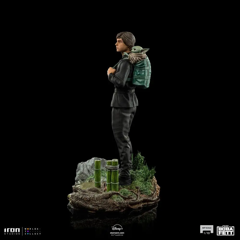 Star Wars Book of Boba Fett Art Scale Statue 1/10 Luke Skywalker & Grogu Training 20 cm Statua Art Scale zdjęcie produktu