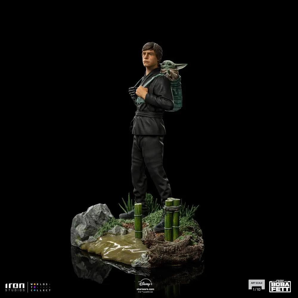 Star Wars Book of Boba Fett Art Scale Statue 1/10 Luke Skywalker & Grogu Training 20 cm Statua Art Scale zdjęcie produktu