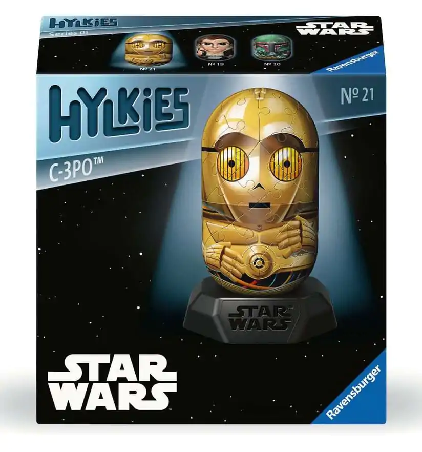 Star Wars Hylkies Puzzle 3D C-3PO (55 elementów) zdjęcie produktu