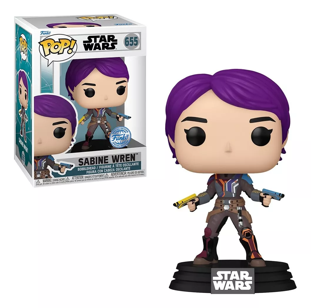 Star Wars: Clone Wars Funko POP! Figurka Vinyl Sabine Wren(GW) 9 cm zdjęcie produktu