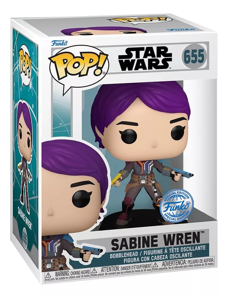 Star Wars: Clone Wars Funko POP! Figurka Vinyl Sabine Wren(GW) 9 cm zdjęcie produktu