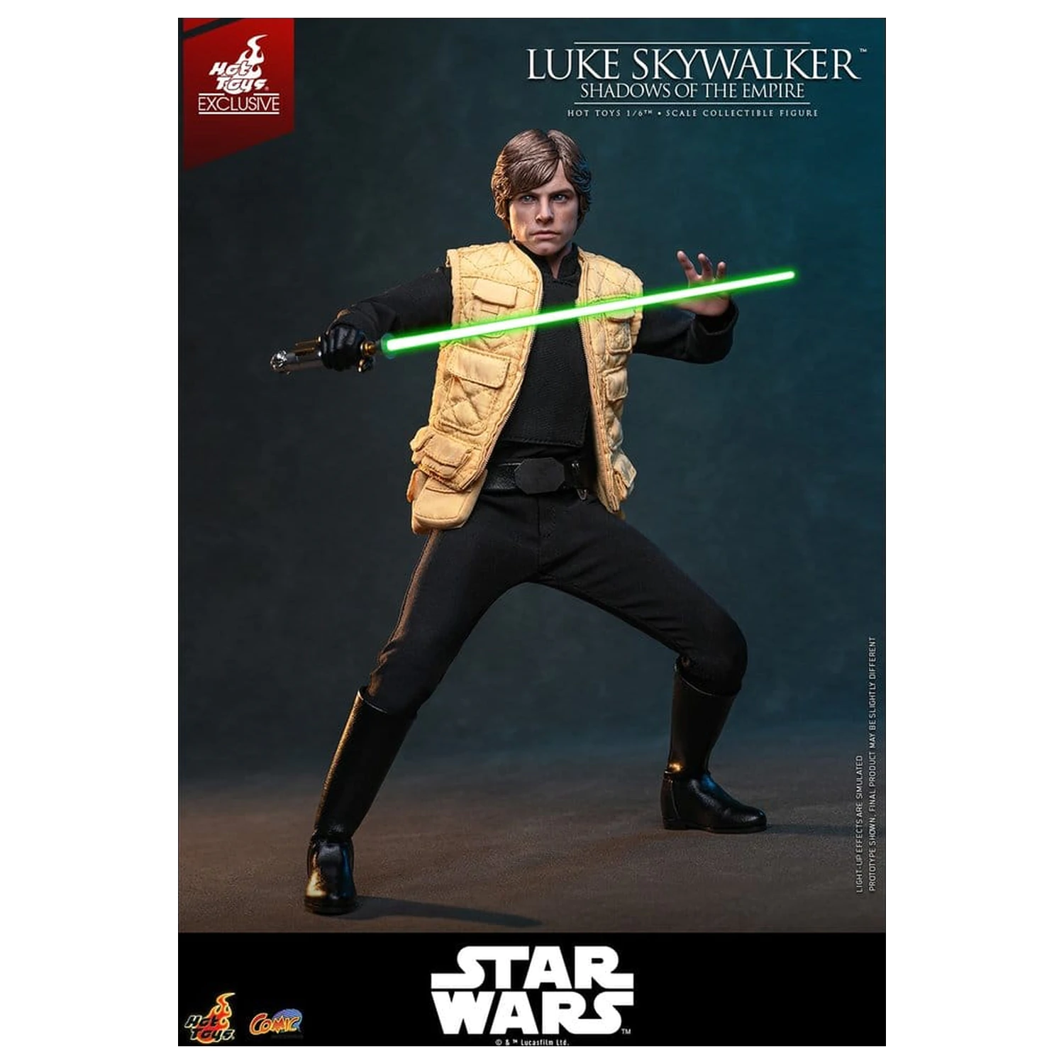 Star Wars Comic Arcydzieło Figurka 1/6 Luke Skywalker (Shadows Of The Empire) (Hot Toys Exclusive) 28 cm zdjęcie produktu