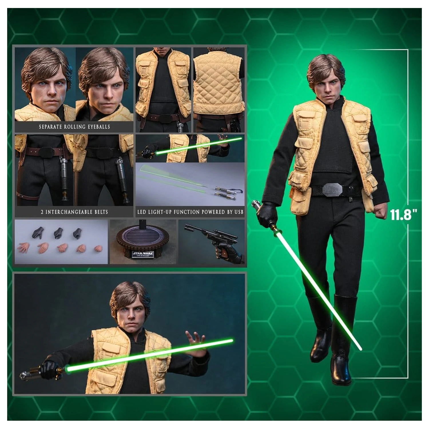 Star Wars Comic Arcydzieło Figurka 1/6 Luke Skywalker (Shadows Of The Empire) (Hot Toys Exclusive) 28 cm zdjęcie produktu