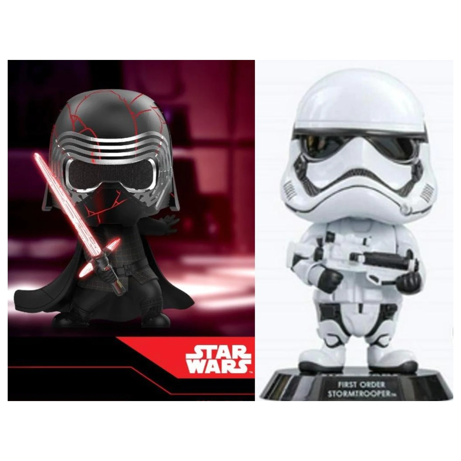 Zestaw figurek Star Wars Cosbaby Wave 2 Kylo Ren & First Order Stormtrooper zdjęcie produktu