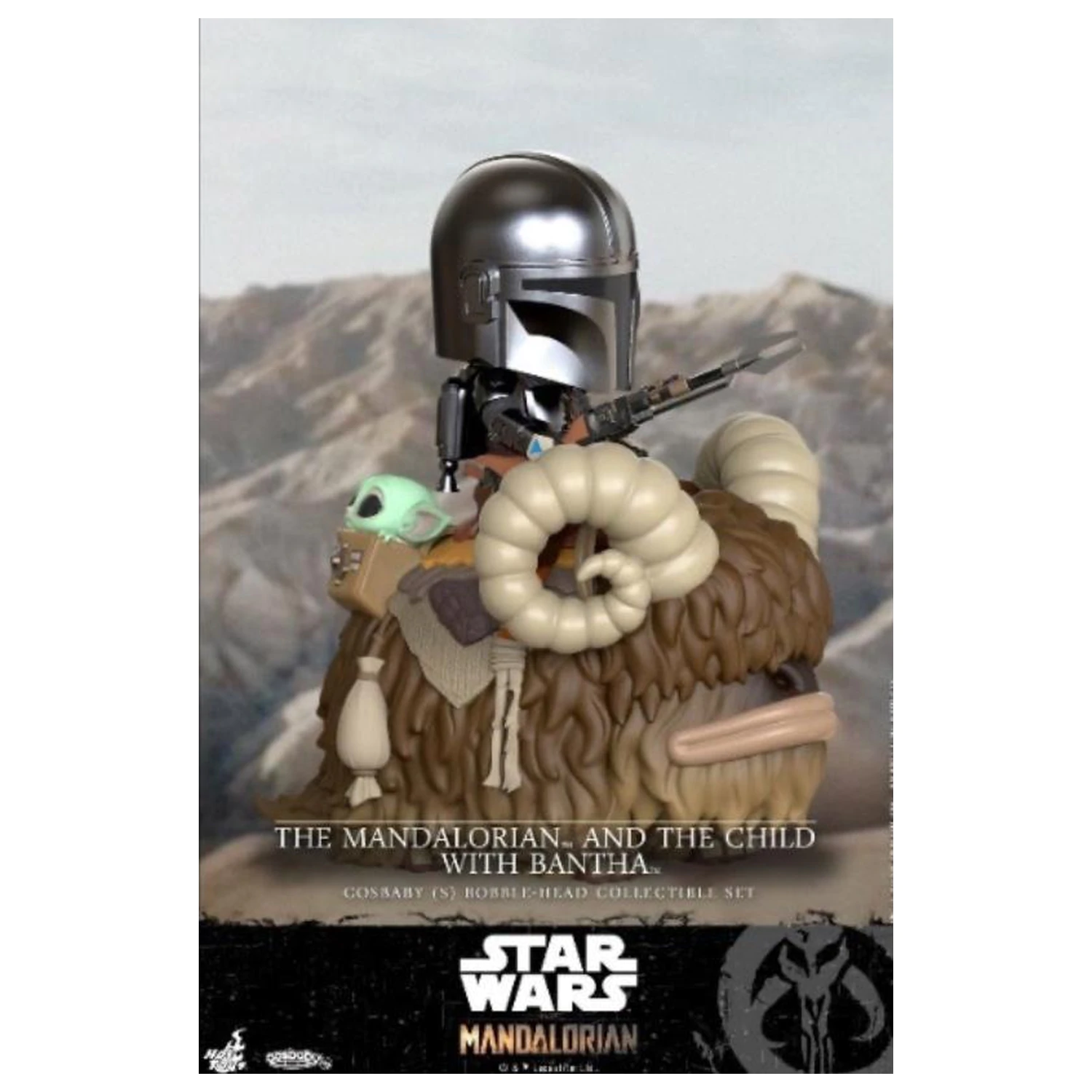 Figurka Star Wars Cosbaby Wave 3 The Mandalorian & The Child with Bantha zdjęcie produktu