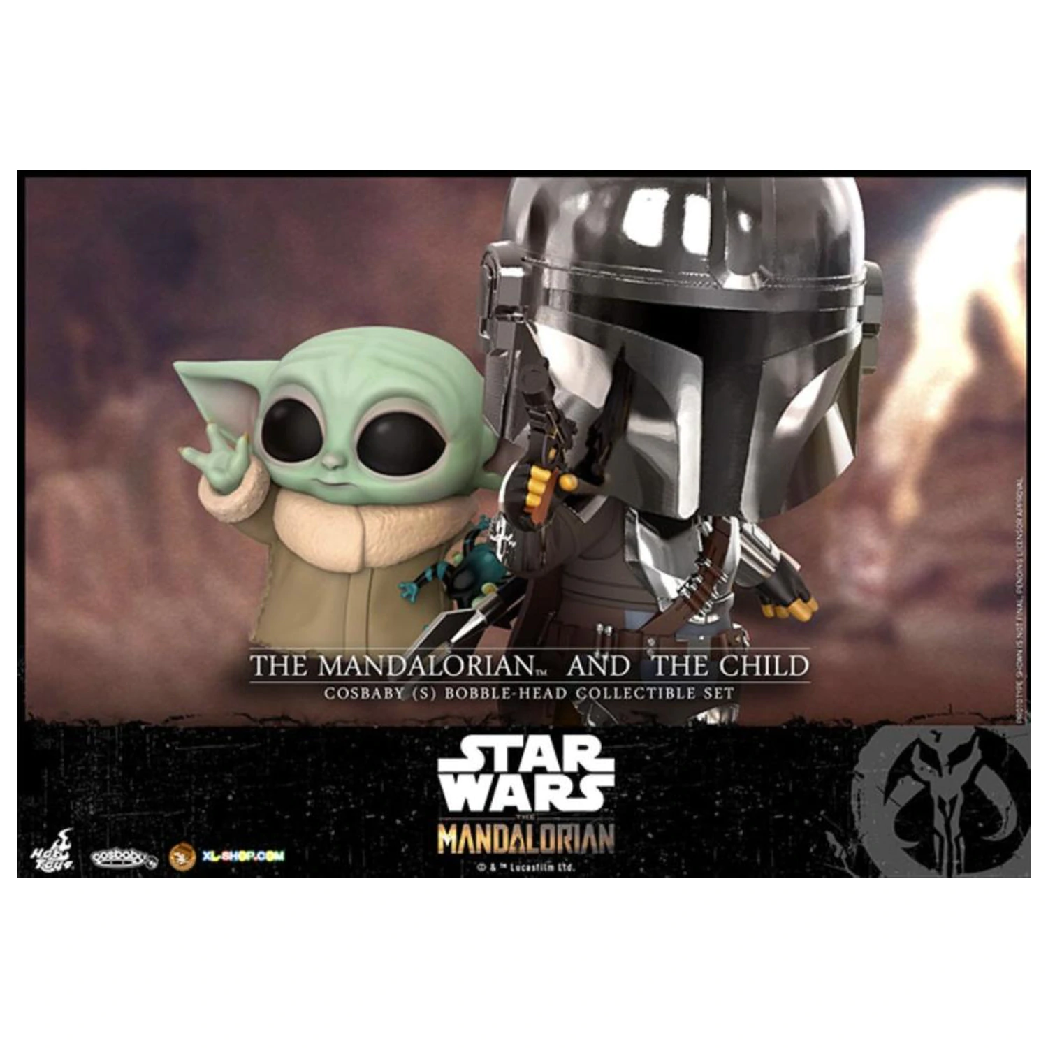 Zestaw figurek Star Wars Cosbaby Wave 5 Mandalorian & The Child zdjęcie produktu
