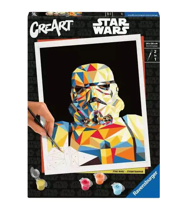 Star Wars CreArt Zestaw do malowania po numerach Stormtrooper 24 x 30 cm zdjęcie produktu