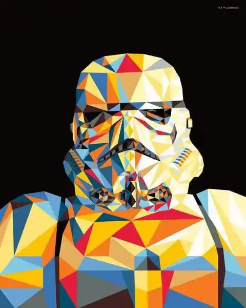 Star Wars CreArt Zestaw do malowania po numerach Stormtrooper 24 x 30 cm zdjęcie produktu