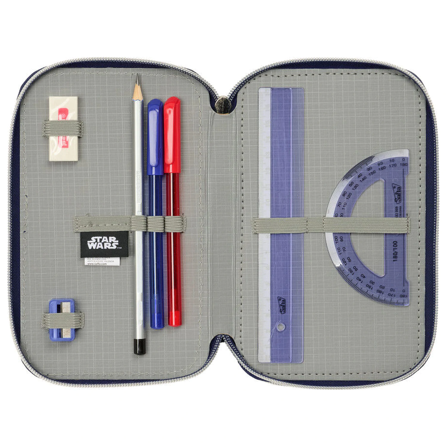 Star Wars Darth Vader potrójny piórnik 37 szt. zdjęcie produktu