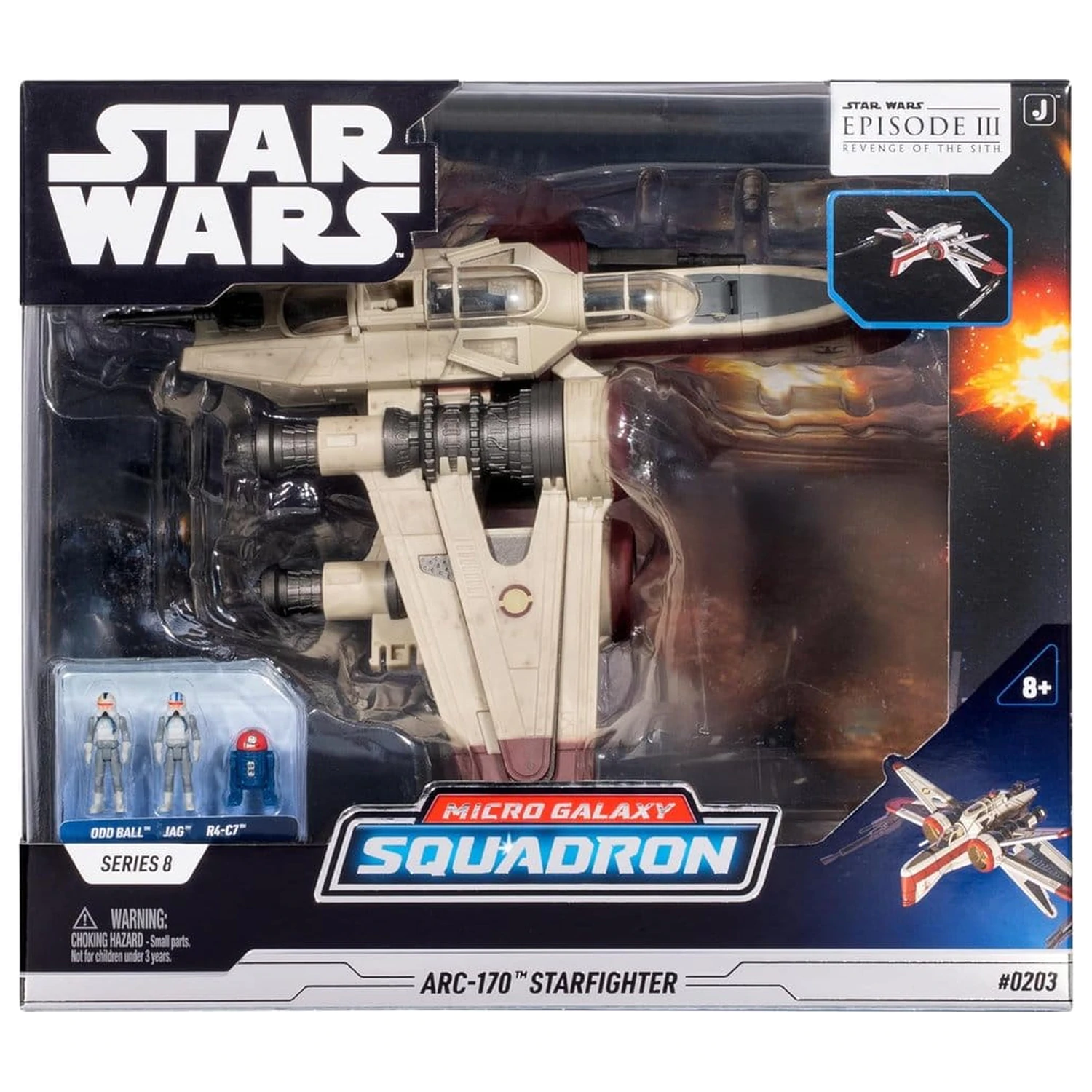 Star Wars Deluxe Pojazd ARC 170 20 cm (Seria 8) zdjęcie produktu