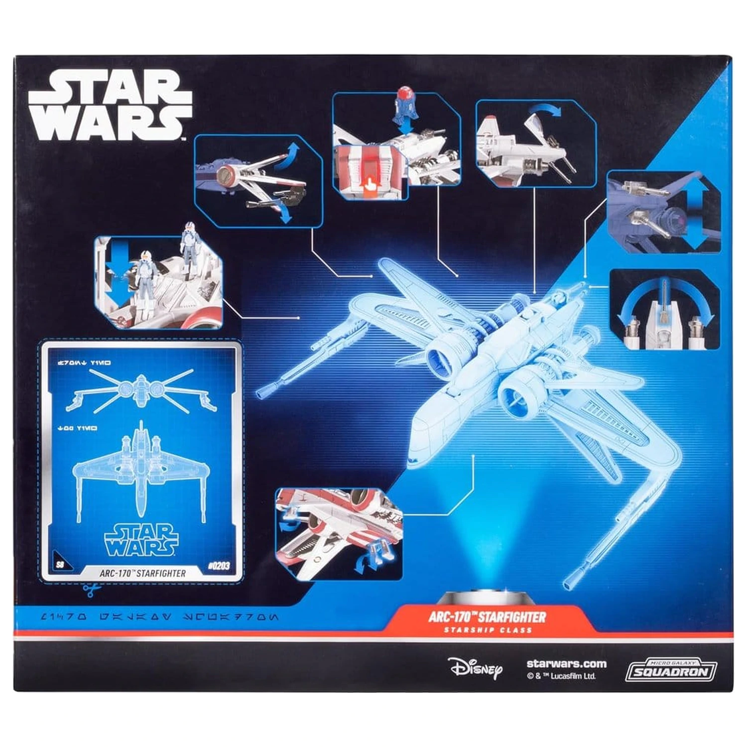 Star Wars Deluxe Pojazd ARC 170 20 cm (Seria 8) zdjęcie produktu