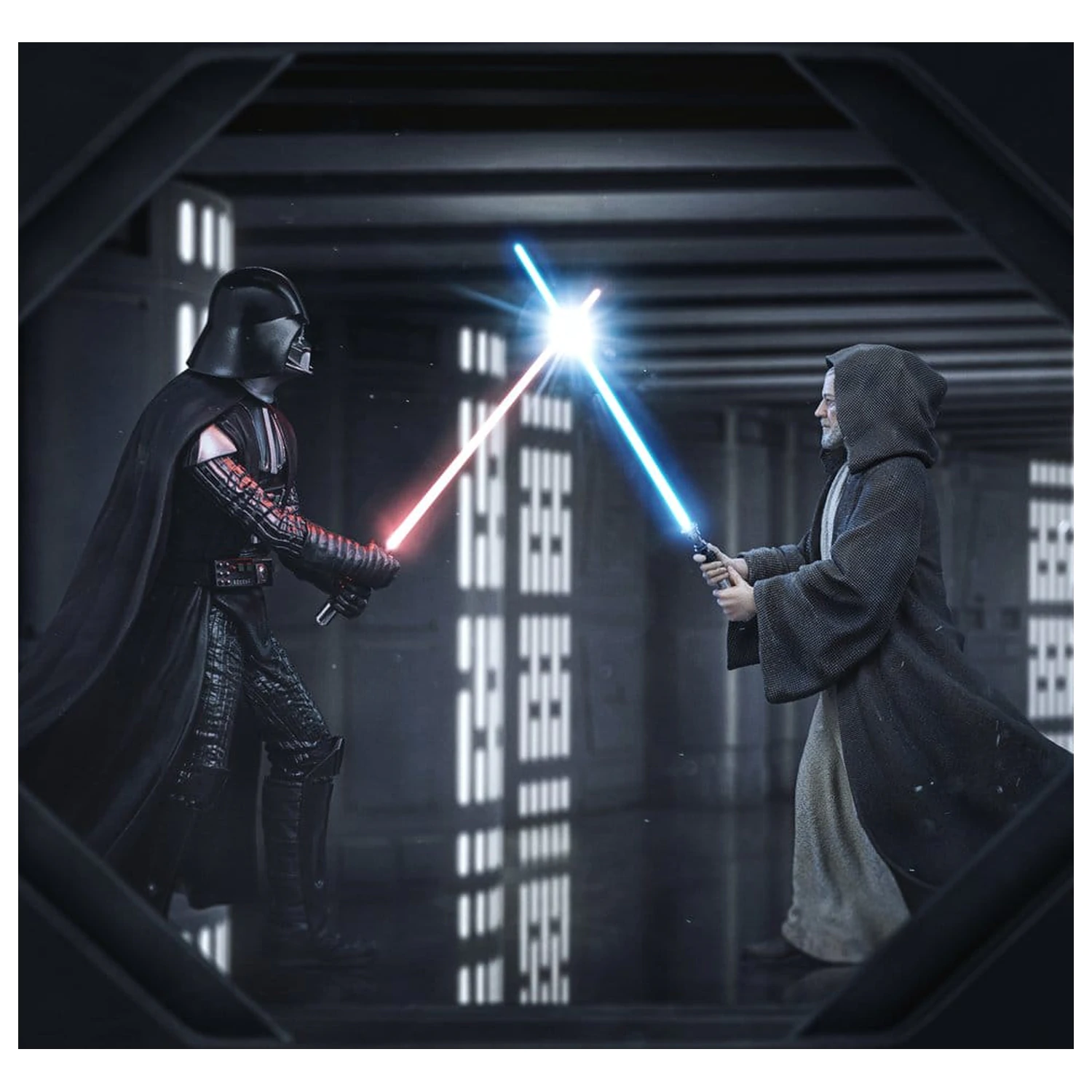 Star Wars Deluxe Art Scale Statua 1/10 Darth Vader Vs Obi-Wan Kenobi (CCXP Exclusive 2025) 24 cm zdjęcie produktu