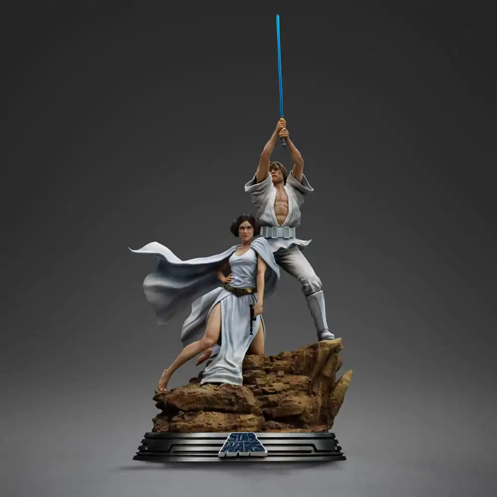 Star Wars Deluxe Art Scale Statue 1/10 Luke i Leia 41 cm Figurka zdjęcie produktu