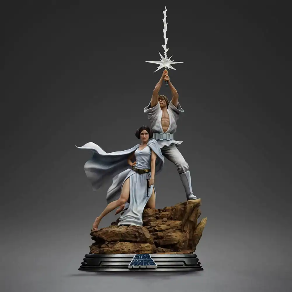 Star Wars Deluxe Art Scale Statue 1/10 Luke i Leia 41 cm Figurka zdjęcie produktu