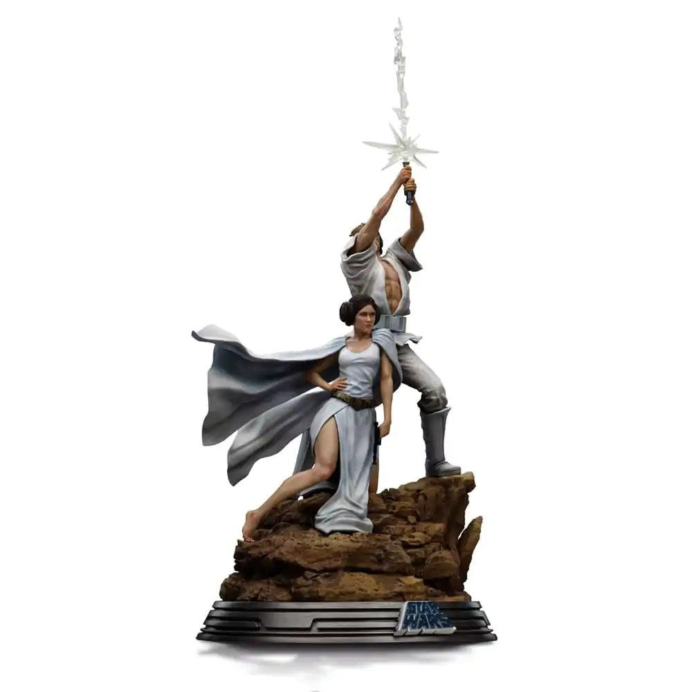 Star Wars Deluxe Art Scale Statue 1/10 Luke i Leia 41 cm Figurka zdjęcie produktu