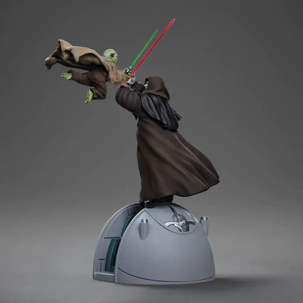 Star Wars Deluxe Art Scale Statue 1/10 Yoda kontra Emperor Palpatine (CCXP Exclusive 2024) 31 cm Statua zdjęcie produktu