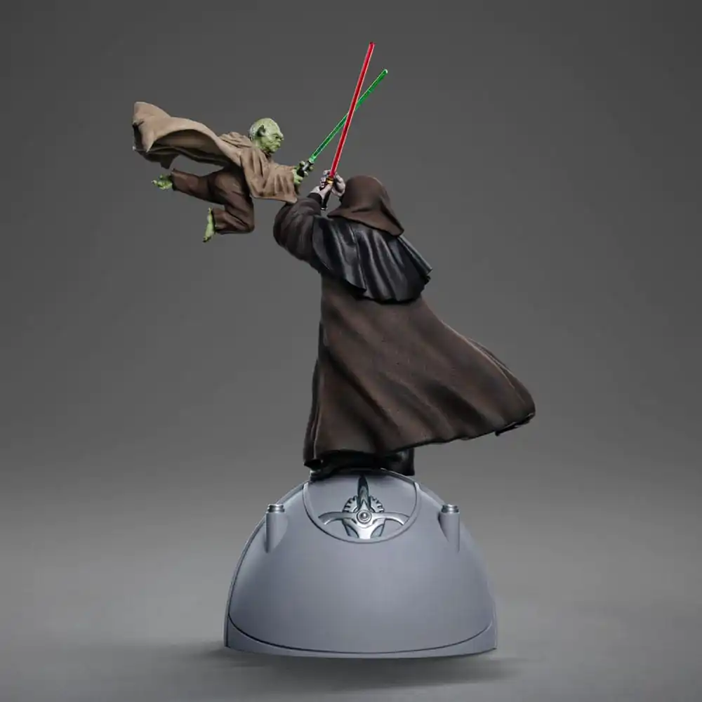 Star Wars Deluxe Art Scale Statue 1/10 Yoda kontra Emperor Palpatine (CCXP Exclusive 2024) 31 cm Statua zdjęcie produktu