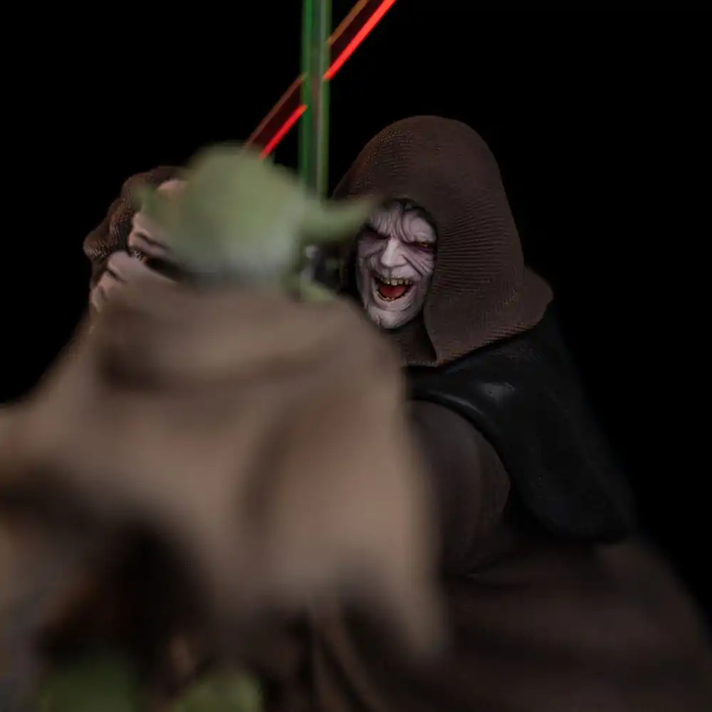 Star Wars Deluxe Art Scale Statue 1/10 Yoda kontra Emperor Palpatine (CCXP Exclusive 2024) 31 cm Statua zdjęcie produktu