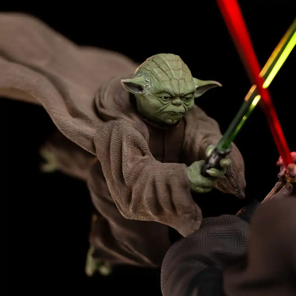 Star Wars Deluxe Art Scale Statue 1/10 Yoda kontra Emperor Palpatine (CCXP Exclusive 2024) 31 cm Statua zdjęcie produktu