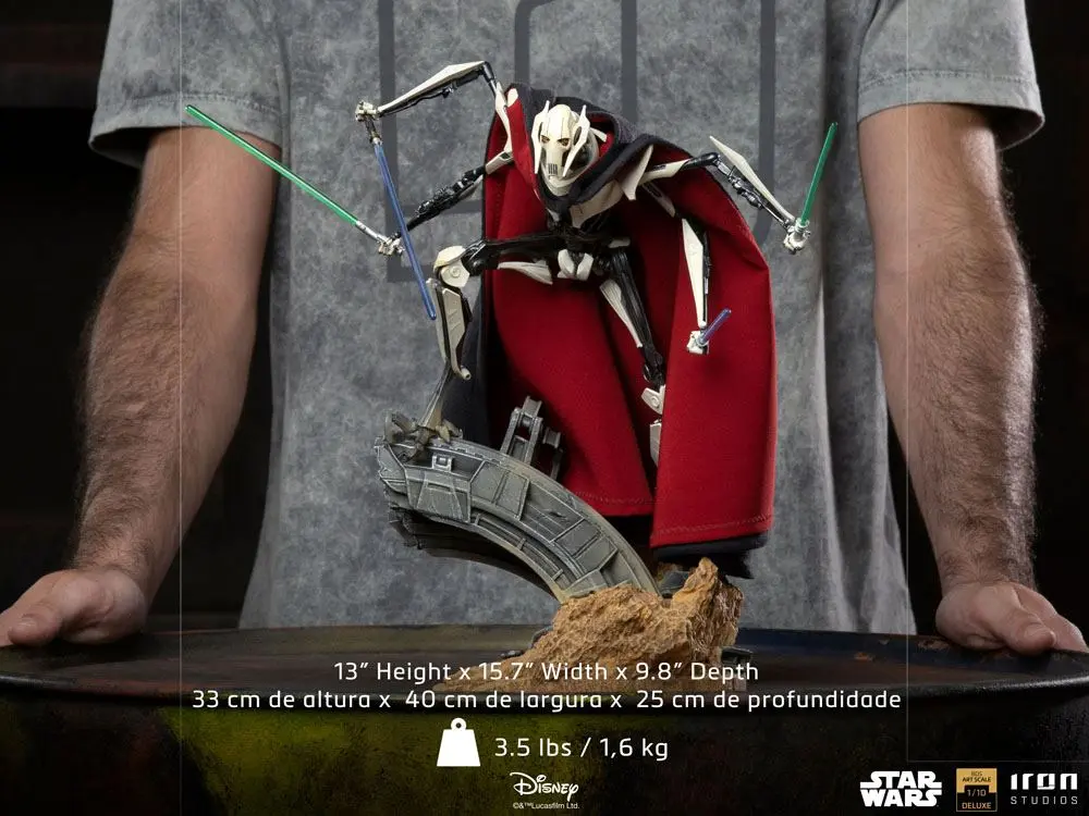 Star Wars Deluxe BDS Art Scale Statua 1/10 Generał Grievous 33 cm zdjęcie produktu