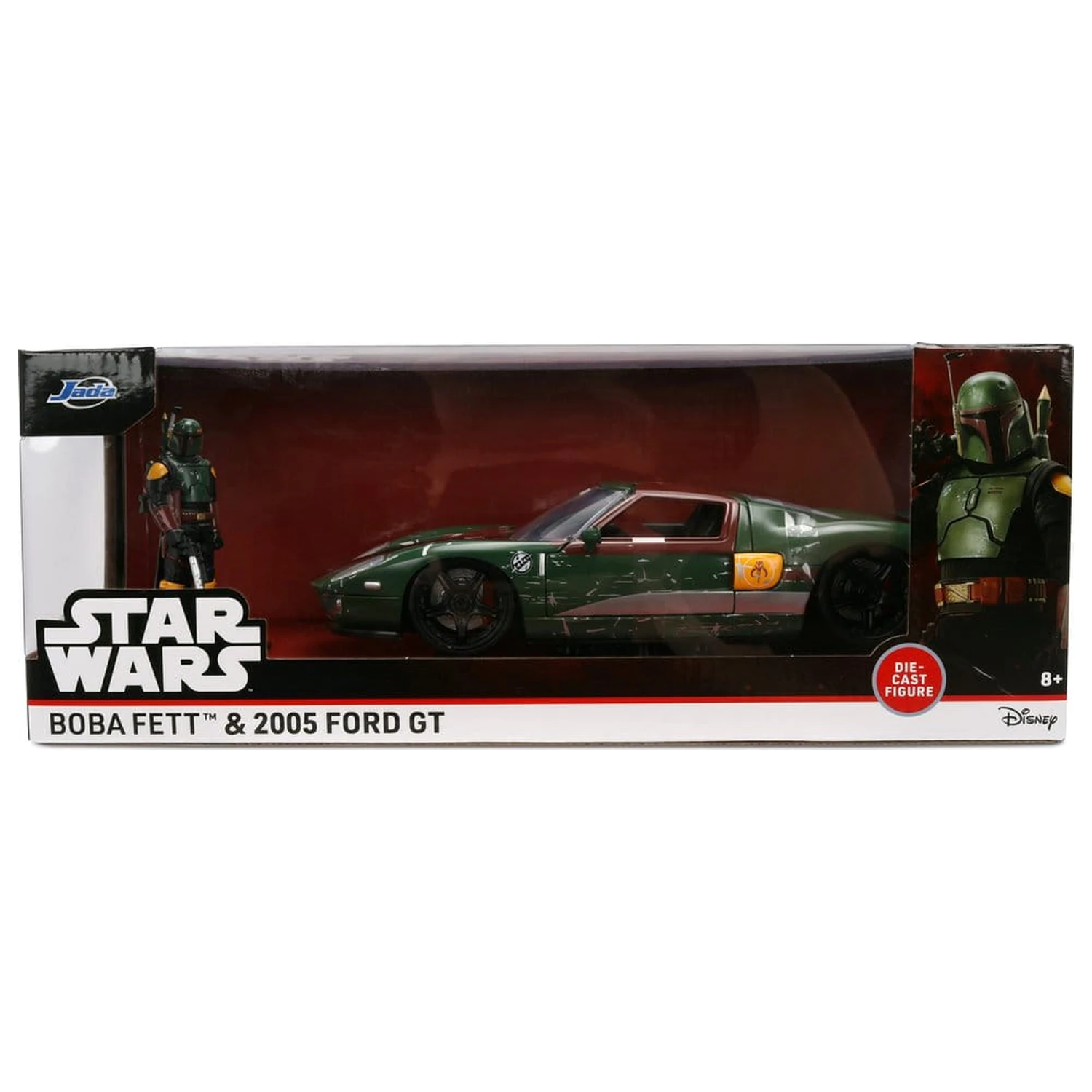 Star Wars Model odlewany 1:24 Boba Fett 2005 Ford GT zdjęcie produktu