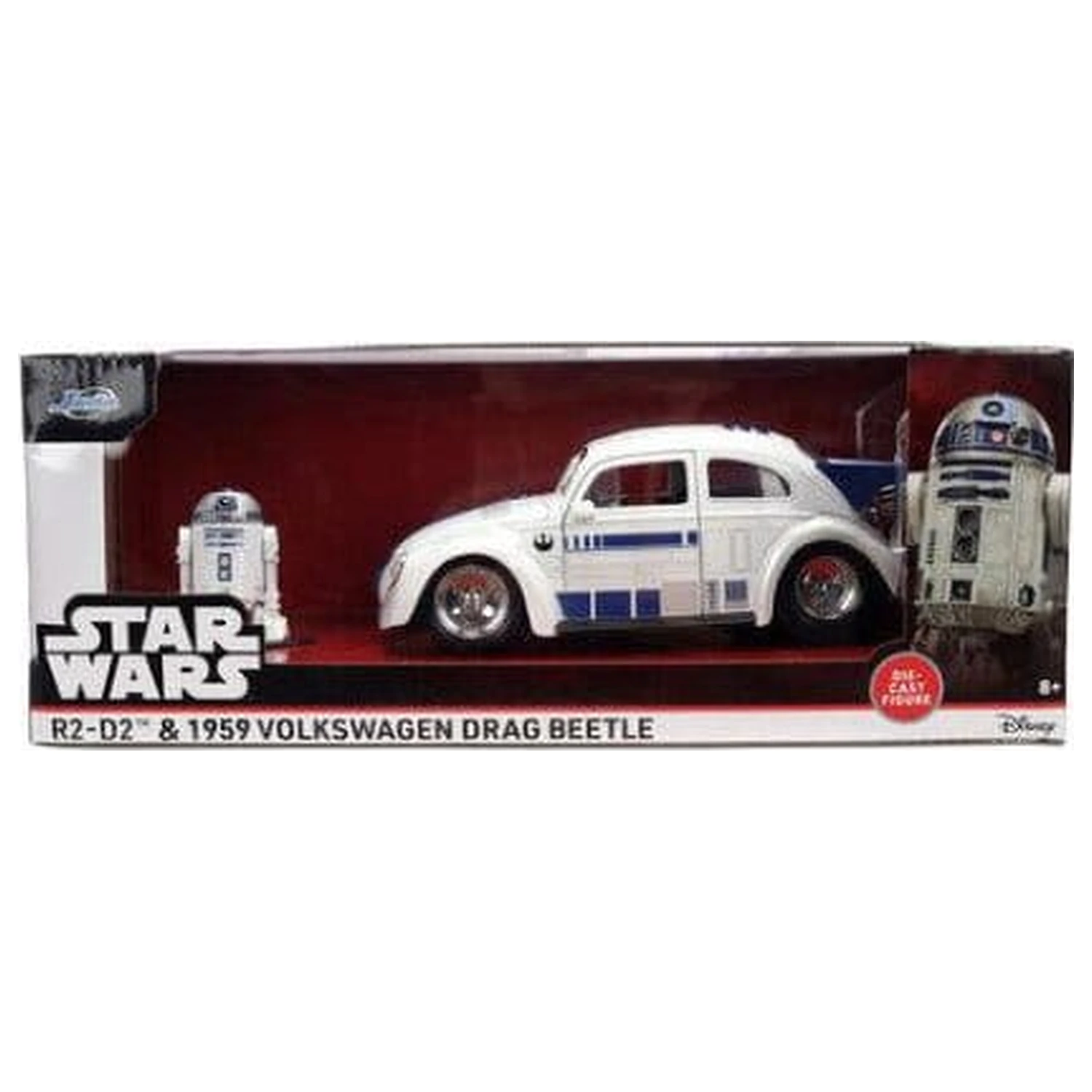 Star Wars Diecast Model 1:24 R2-D2 1959 VW Drag Beetle zdjęcie produktu