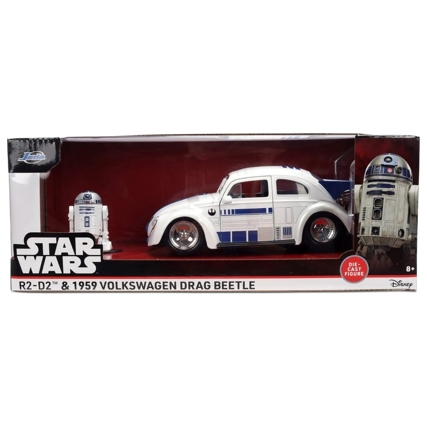 Star Wars Diecast Model 1:24 R2-D2 1959 VW Drag Beetle zdjęcie produktu