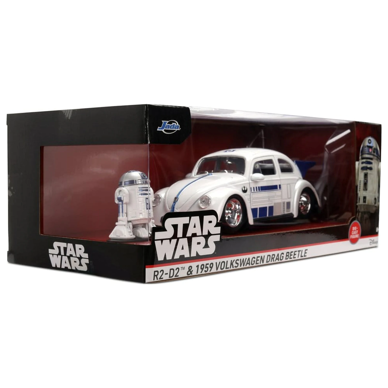 Star Wars Diecast Model 1:24 R2-D2 1959 VW Drag Beetle zdjęcie produktu