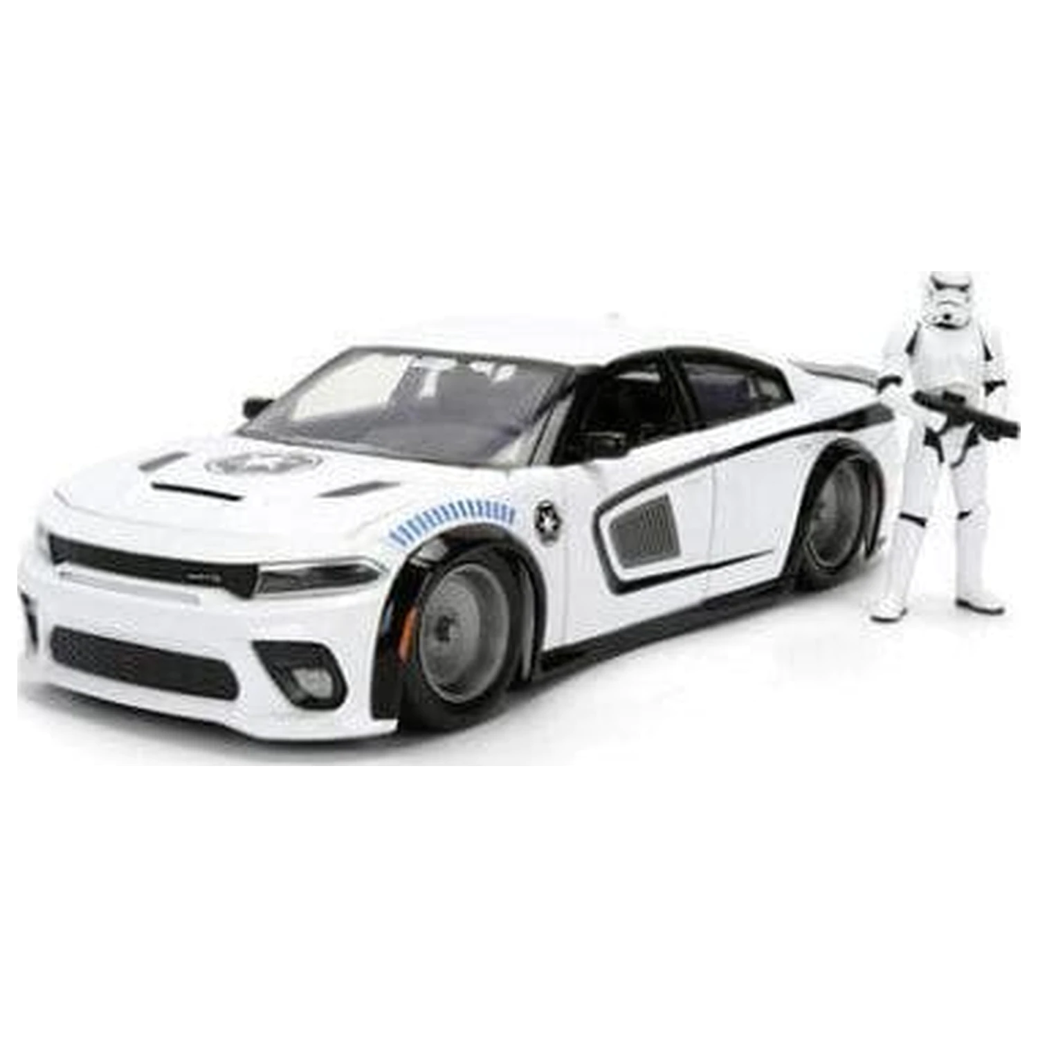 Star Wars Diecast Model 1:24 Stormtrooper Dodge Charger SRT Hellcat zdjęcie produktu