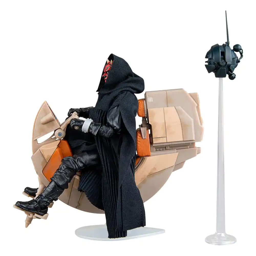 Star Wars: Część I Mroczne Widmo Black Series Pojazd z Figurką Akcji Darth Maul i Ścigacz Sith SDCC 2024 zdjęcie produktu