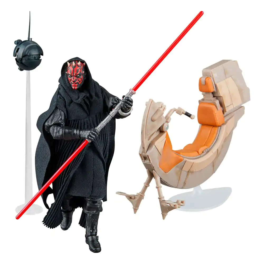 Star Wars: Część I Mroczne Widmo Black Series Pojazd z Figurką Akcji Darth Maul i Ścigacz Sith SDCC 2024 zdjęcie produktu