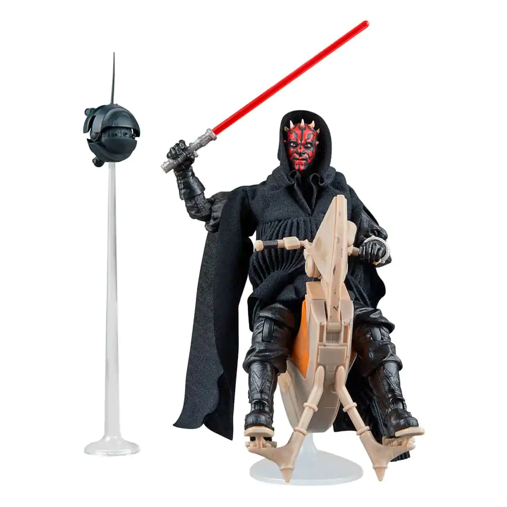 Star Wars: Część I Mroczne Widmo Black Series Pojazd z Figurką Akcji Darth Maul i Ścigacz Sith SDCC 2024 zdjęcie produktu