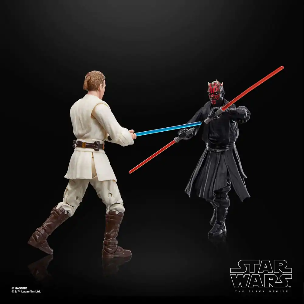 Star Wars: Episode I Black Series Figurki Akcji 3-Pack Qui-Gon Jinn, Darth Maul, Obi-Wan Kenobi 15 cm zdjęcie produktu