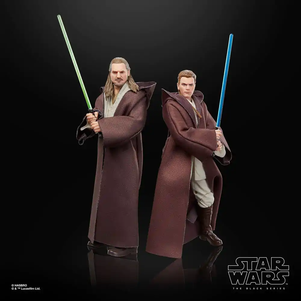 Star Wars: Episode I Black Series Figurki Akcji 3-Pack Qui-Gon Jinn, Darth Maul, Obi-Wan Kenobi 15 cm zdjęcie produktu
