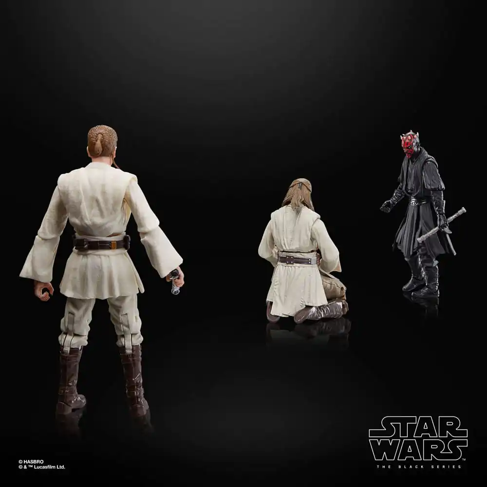 Star Wars: Episode I Black Series Figurki Akcji 3-Pack Qui-Gon Jinn, Darth Maul, Obi-Wan Kenobi 15 cm zdjęcie produktu