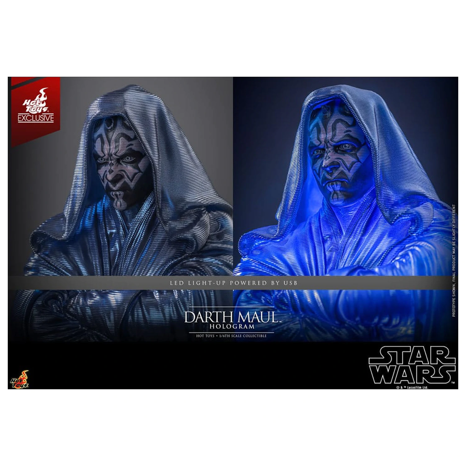 Star Wars Episode I Figurka 1/6 Darth Maul Hologram Hot Toys Exclusive 30 cm zdjęcie produktu