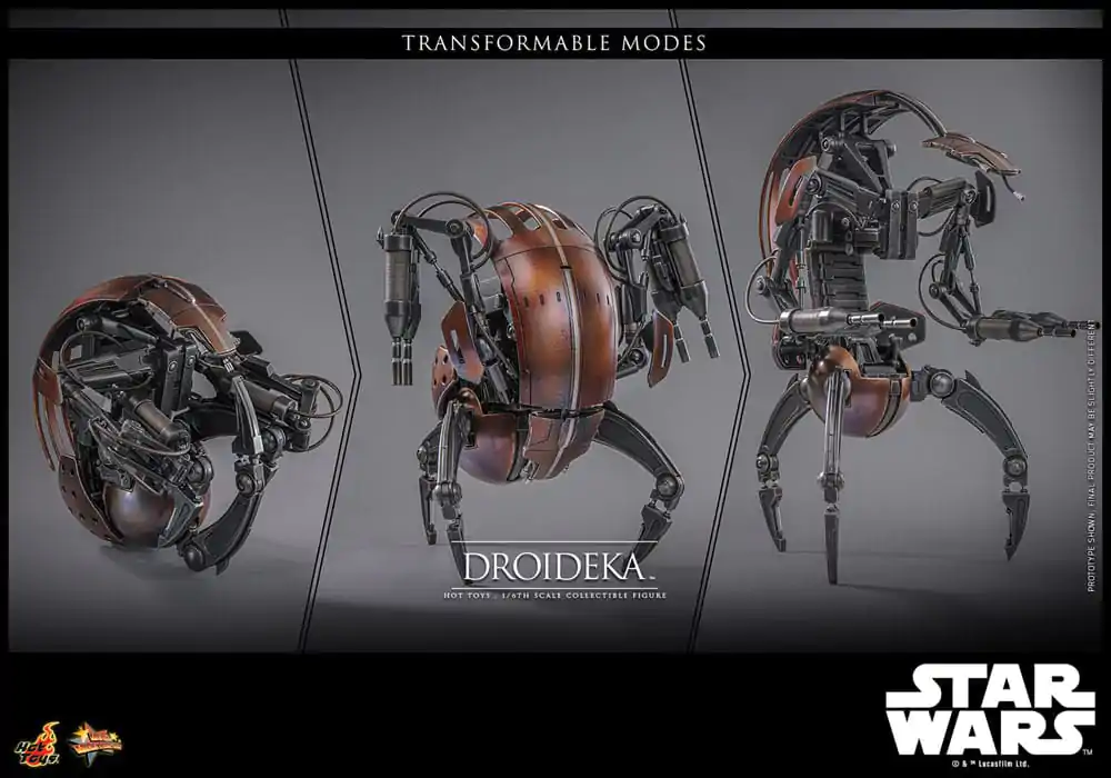 Star Wars: Episode I Figurka kolekcjonerska Movie Masterpiece 1/6 Droideka 27 cm zdjęcie produktu