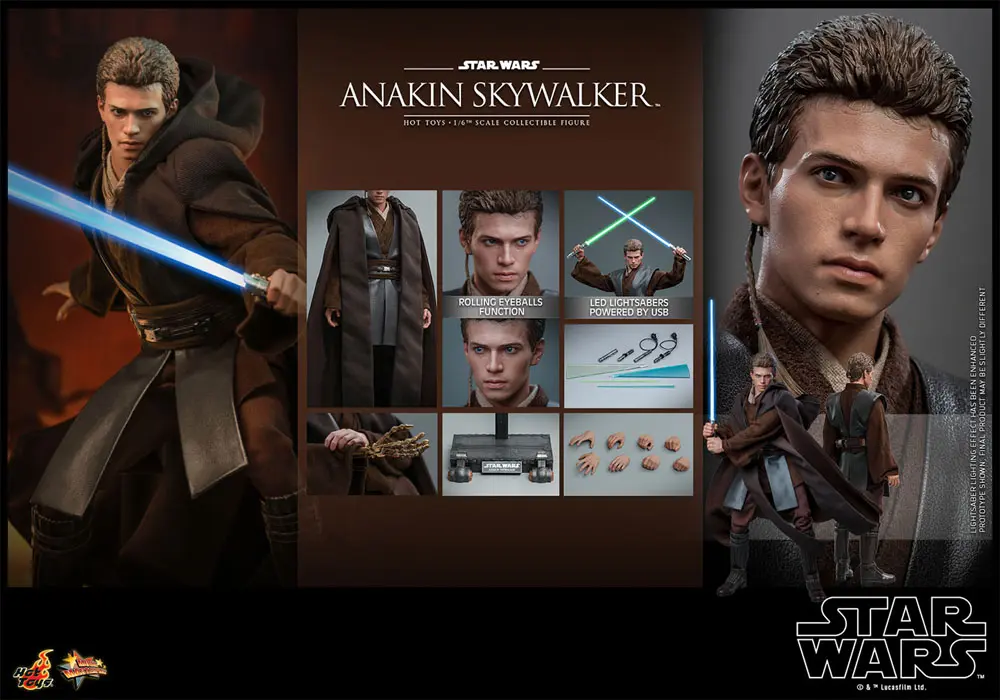 Star Wars: Część II Figurka Akcji 1/6 Anakin Skywalker 31 cm zdjęcie produktu