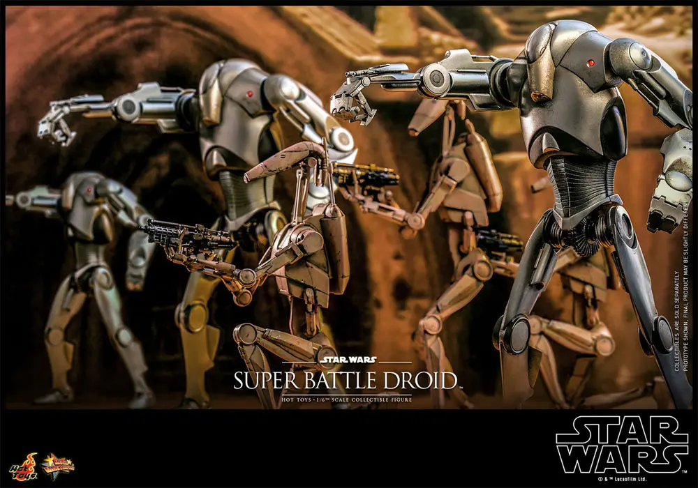 Star Wars: Episode II Figurka 1/6 Super Battle Droid 32 cm zdjęcie produktu