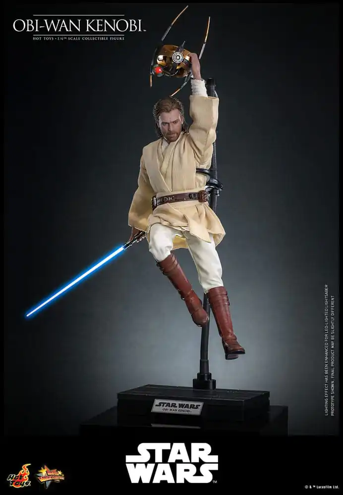 Star Wars: Część II - Atak Klonów Figurka Akcji 1/6 Obi-Wan Kenobi 31 cm zdjęcie produktu