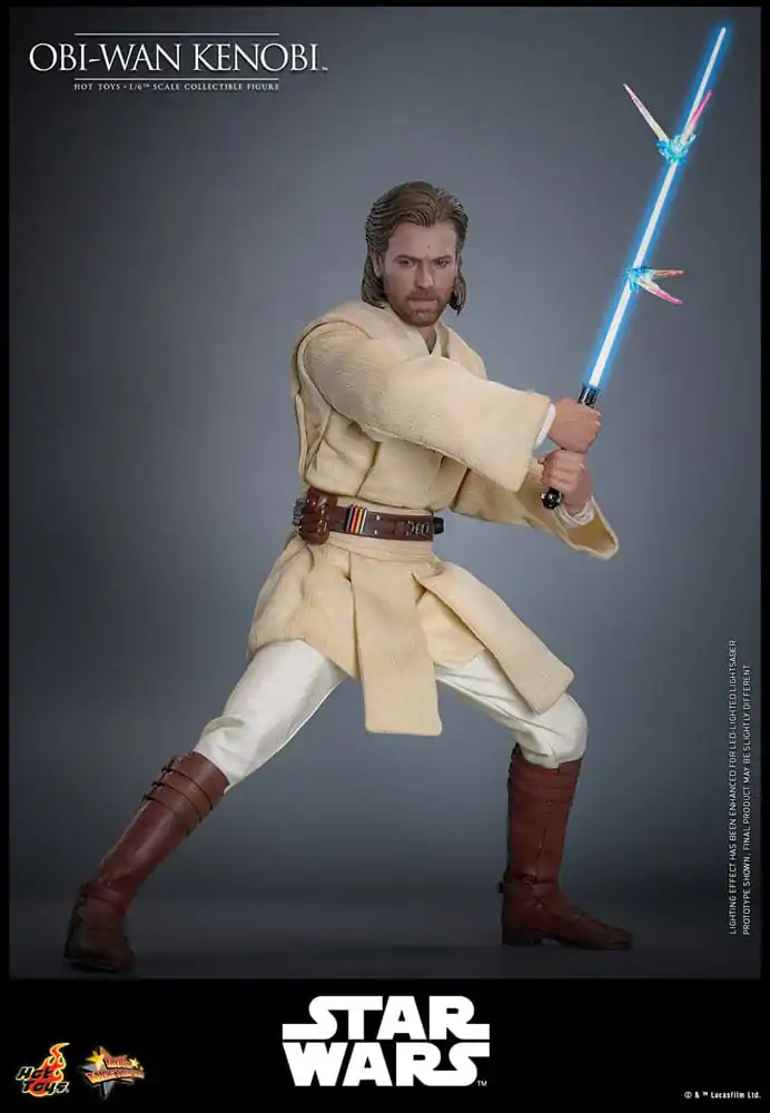 Star Wars: Część II - Atak Klonów Figurka Akcji 1/6 Obi-Wan Kenobi 31 cm zdjęcie produktu
