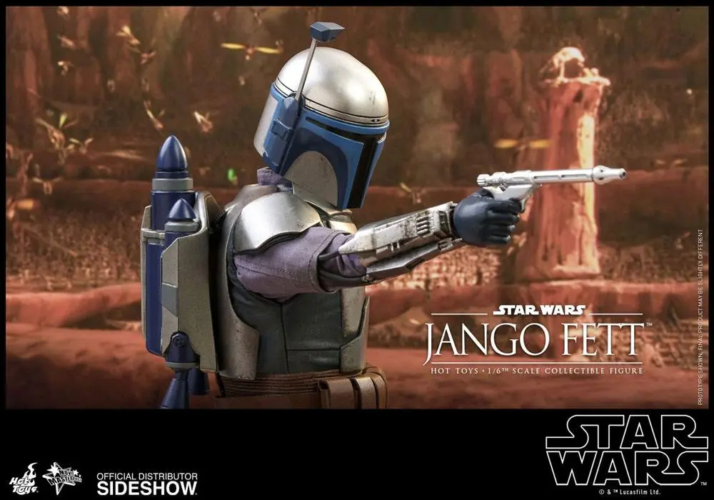 Star Wars: Część II Atak Klonów Movie Masterpiece Figurka Akcji 1/6 Jango Fett 30 cm zdjęcie produktu