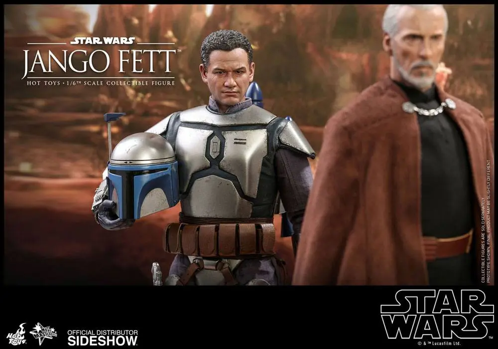 Star Wars: Część II Atak Klonów Movie Masterpiece Figurka Akcji 1/6 Jango Fett 30 cm zdjęcie produktu