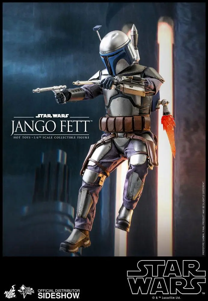 Star Wars: Część II Atak Klonów Movie Masterpiece Figurka Akcji 1/6 Jango Fett 30 cm zdjęcie produktu