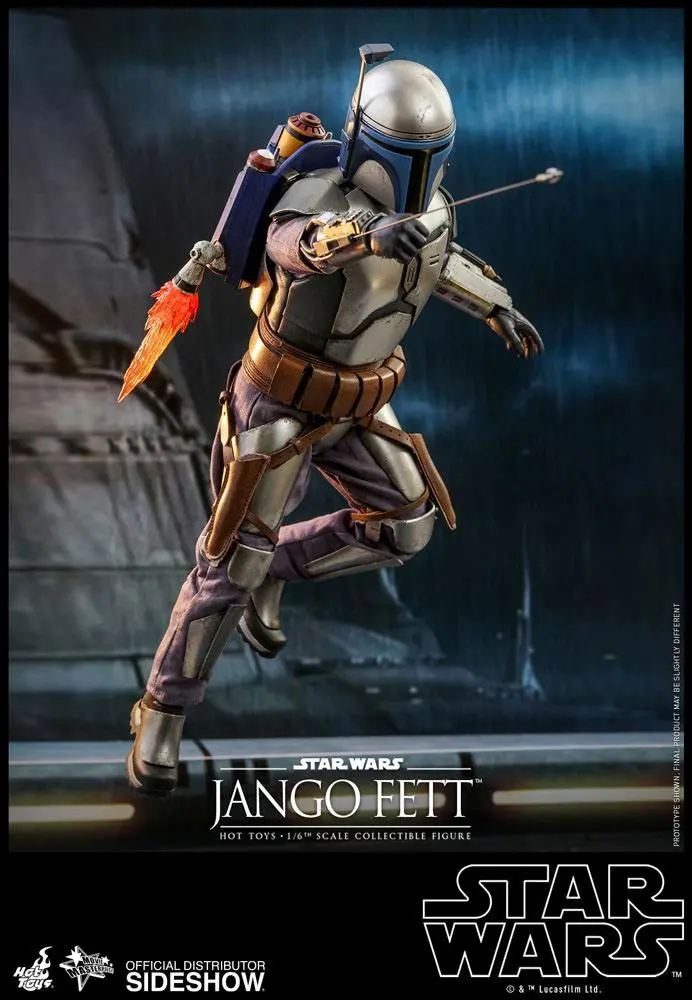 Star Wars: Część II Atak Klonów Movie Masterpiece Figurka Akcji 1/6 Jango Fett 30 cm zdjęcie produktu