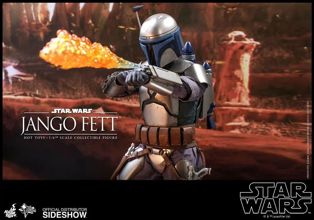 Star Wars: Część II Atak Klonów Movie Masterpiece Figurka Akcji 1/6 Jango Fett 30 cm zdjęcie produktu