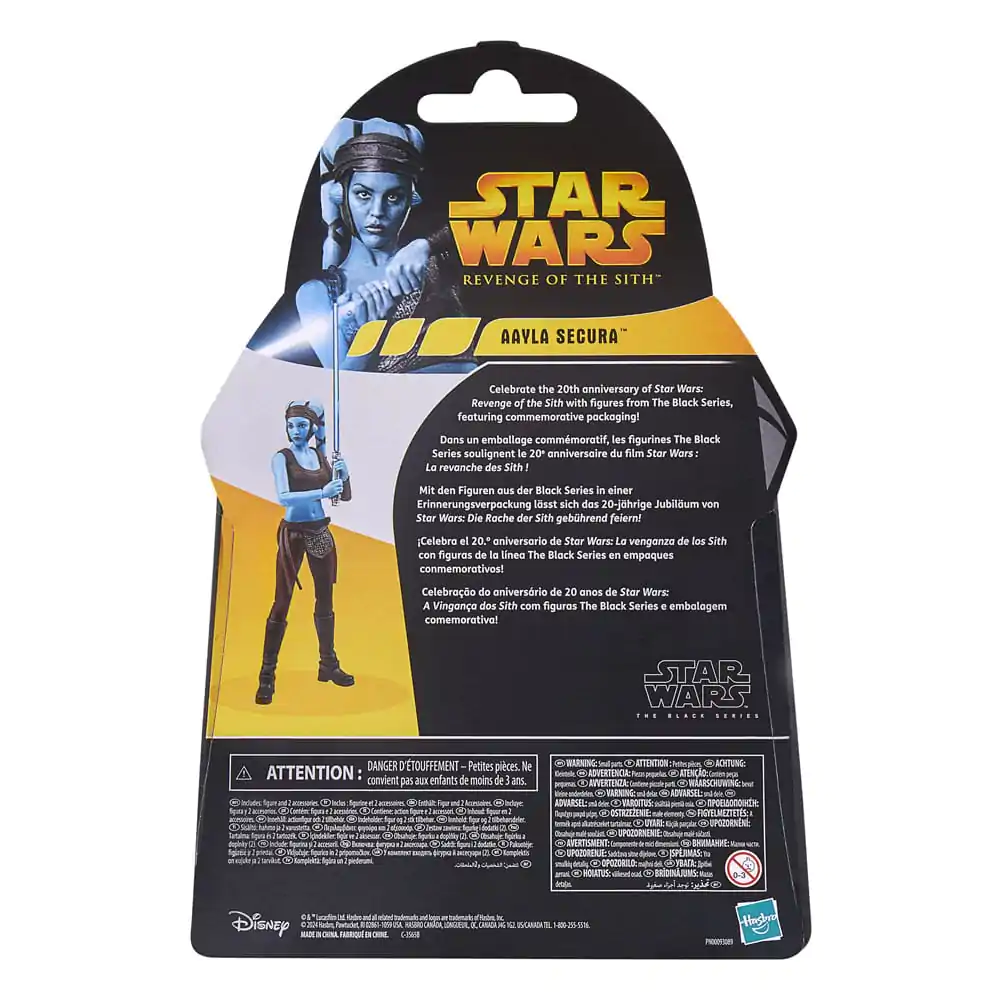 Star Wars Episode III Black Series Figurka akcji Aayla Secura na 20. rocznicę 15 cm zdjęcie produktu