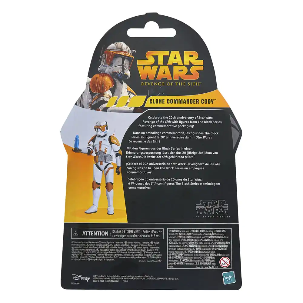 Star Wars: Część III Black Series Figurka Akcji Commander Cody 15 cm zdjęcie produktu