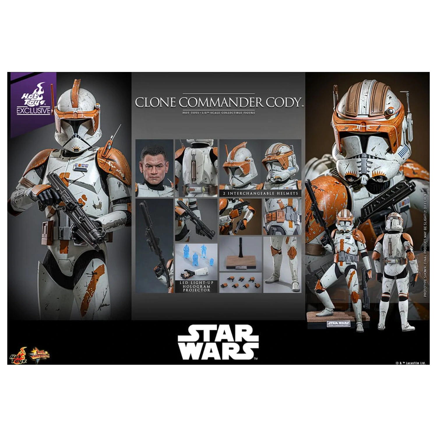 Star Wars: Epizod III – Zemsta Sithów Figurka Akcji 1/6 Dowódca Klonów Cody 30 cm zdjęcie produktu