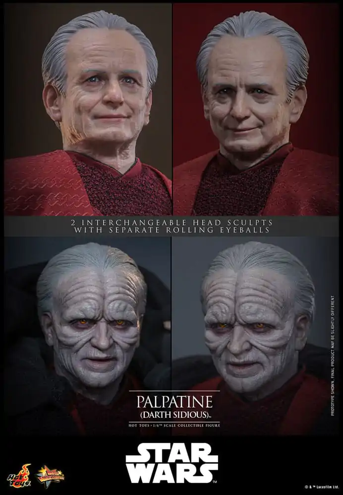 Star Wars: Część III – Zemsta Sithów Figurka Akcji 1/6 Palpatine (Darth Sidious) 29 cm zdjęcie produktu